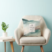 Psalm 23"4 He Restores My Soul Cross クッション (椅子)