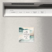 Psalm 23"4 He Restores My Soul Cross マグネット (インサイチュ (食洗機))