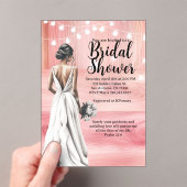 Psalm 23:6 Bridal Shower Invitation  アクリル招待状 (インサイチュ (ポータブル))