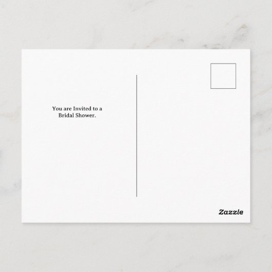 Psalm 23:6 Bridal Shower Invitation  ポストカード (裏面)