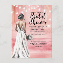 Psalm 23:6 Bridal Shower Invitation  ポストカード