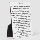 Psalm 23 8x10テーブルトップフォトプラーク フォトプラーク (側面)