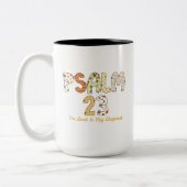 Psalm 23 Autumn Scripture ツートーンマグカップ (左)
