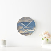 Psalm 23 Beatuil Bible Verse Christian ラウンド壁時計 (ホーム)