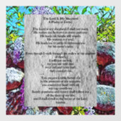 Psalm 23 biblical quote ウィンドウサイン (シート)