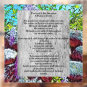 Psalm 23 biblical quote ウィンドウサイン (シート2)