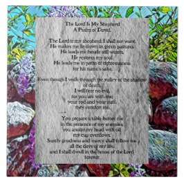 Psalm 23 biblical quote タイル