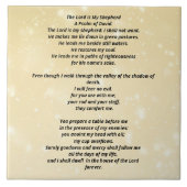 Psalm 23 biblical quotes タイル (正面)