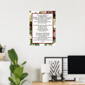 Psalm 23 biblical quotes ポスター (ホームオフィス)