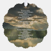 Psalm 23 Celebration of Life Service  オーナメントカード (裏面)