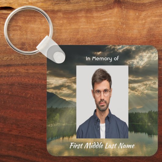 Psalm 23 Celebration of Life Service  キーホルダー (正面)