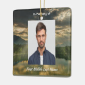 Psalm 23 Celebration of Life Service  セラミックオーナメント (左)