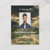 Psalm 23 Celebration of Life Service 名刺 (裏面)