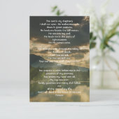 Psalm 23 Celebration of Life Service  招待状 (スタンド正面)