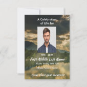 Psalm 23 Celebration of Life Service  招待状 (裏面)