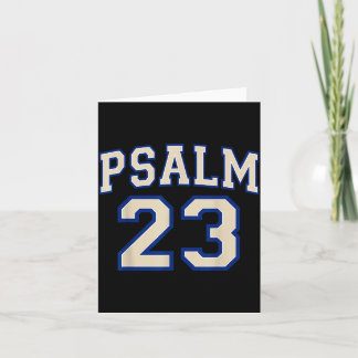Psalm 23 Christian Faith Ivory And Blue Varisty Le カード