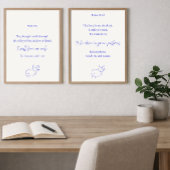 Psalm 23 Christian Wall Art | God Cares of Me ポスター