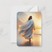 Psalm 23 Customizable Funeral Memorial Card ノートカード (正面)