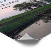 Psalm 23, Farm Pond poster ポスター (角)