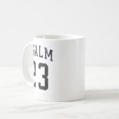 Psalm 23 Jersey コーヒーマグカップ (正面左)