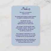 Psalm 23 Lion & Lamb Prayer Card プレイスカード (裏面)
