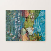 Psalm 23, Lord is my Shepherd 11x14”パズル ジグソーパズル (横)