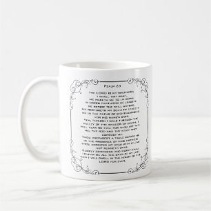 Psalm 23 Mug コーヒーマグカップ