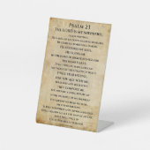 Psalm 23 { NHEB version.} 台座サイン (正面)