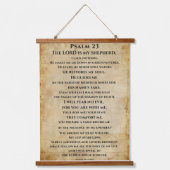 Psalm 23  { NHEB version.} 吊り下げ型タペストリー (正面)