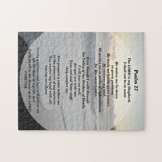 Psalm 23 The Lord is my Shepherd ジグソーパズル (横)