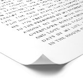 Psalm 23 The Lord is my Shepherd  ポスター (角)