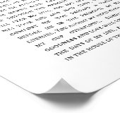 Psalm 23 The Lord is my Shepherd  ポスター (角)