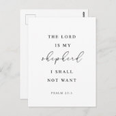 Psalm 23 The Lord is my Shepherd  ポストカード (正面/裏面)