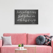 Psalm 23 The Lord is my Shepherd Bible Verse キャンバスプリント (インサイチュ (リビング))