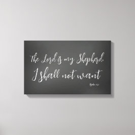 Psalm 23 The Lord is my Shepherd Bible Verse キャンバスプリント