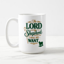 Psalm 23 The Lord Is My Shepherd Mug コーヒーマグカップ