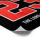 Psalm 23 The Lord Is My Shepherd (on Back) ポスター (角)