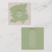 Psalm 23 Verse ノートカード (正面/裏面)