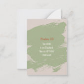 Psalm 23 Verse ノートカード (正面)