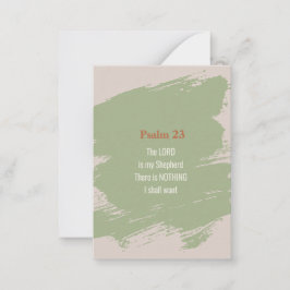 Psalm 23 Verse ノートカード