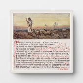 Psalm 23 Vintage Art Tabletop フォトプラーク (正面)