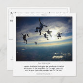 Psalm 27-13-14 DIOURE SCRIPIXカード 招待状 (正面/裏面)