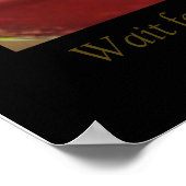 PSALM 27:14ポスター ポスター (角)