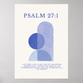 Psalm 27:1 ポスター (正面)