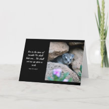 Psalm 27:5 (KJV)カード 