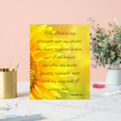 Psalm 28:7 Acrylic Sign - "The Lord is... アクリルサイン (ウェディング)