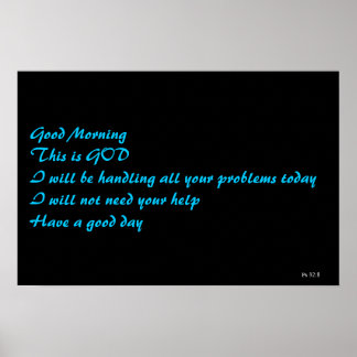 Psalm 32:8 ポスター