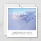 Psalm 36:5-6 LOVE SCRIPIX磁気カード マグネット招待状 (正面)