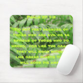 Psalm 37:1と2で濡れたスマック マウスパッド (マウス)