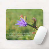 Psalm 37:24ワイルドフラワーマウスパッド マウスパッド (マウス)